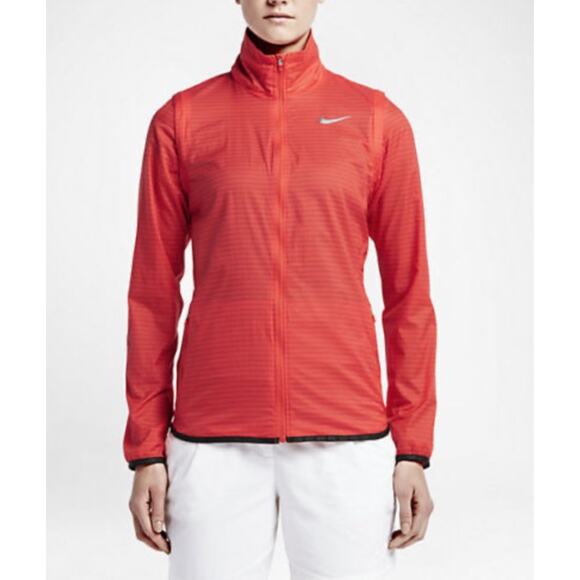 Nike Golf Convertible Jacket Red Softshell Majors Flight XS - Picture 1 of 13